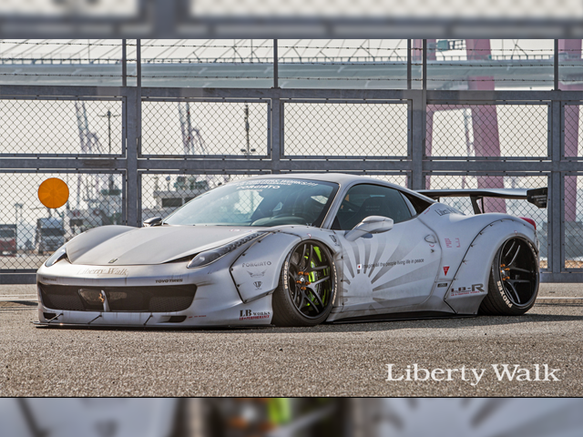 フェラーリ Ferrari Ferrari 458 Italiaカスタム例 Lb Works 458 モタガレ