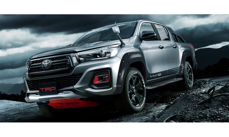 Trd フロントバンパーカバー ハイラックス ピックアップ モタガレ