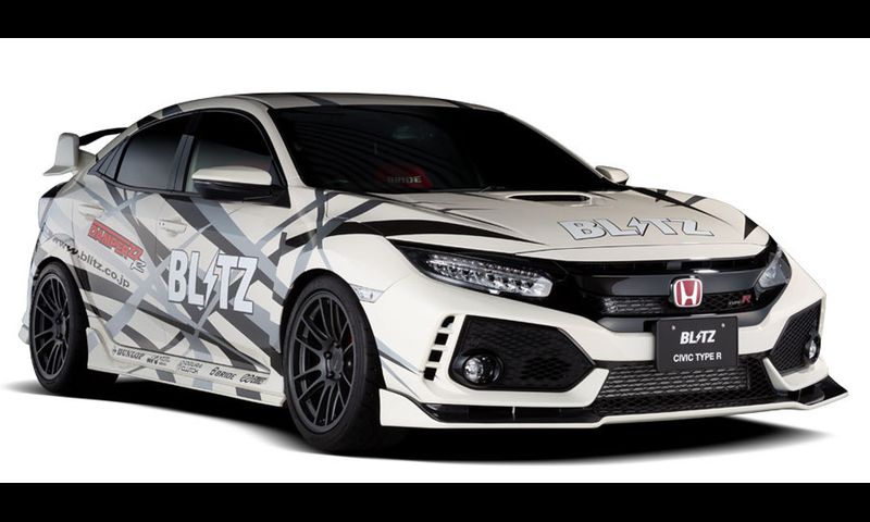 Blitz リアガーニッシュ For Fk8 シビックタイプr Fk8 シビック Typer モタガレ