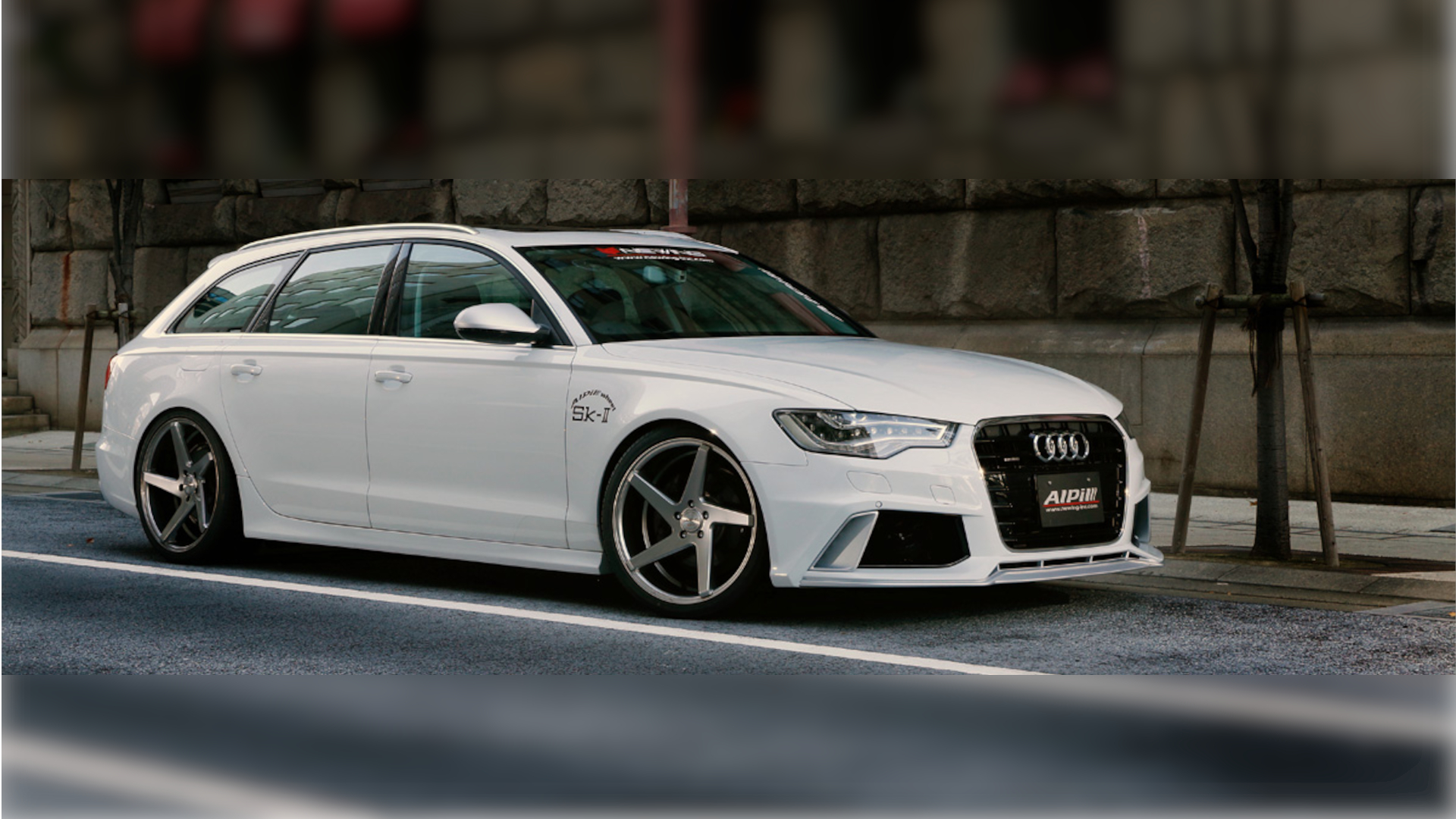 アウディ Audi Audi A6 Avant 4gカスタム例 Newing Alpil Audi S6 A6 Avant Body Kit モタガレ