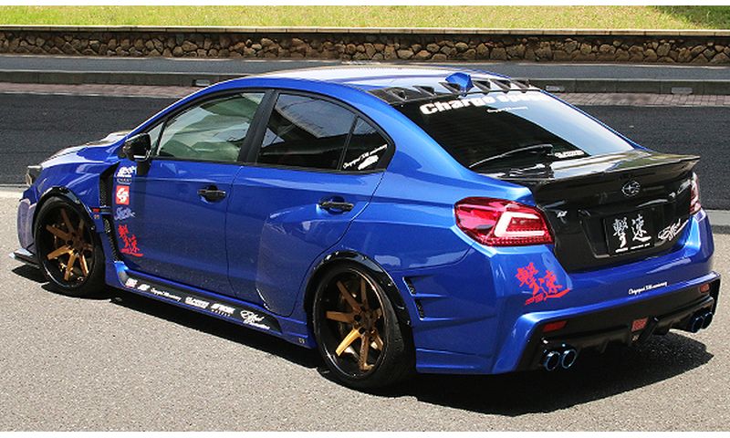 スバル Subaru Va Wrx Sti S4カスタム例 Chargespeed 撃速 Wide Body Kit Type 1a 1b Vab Wrx Sti モタガレ