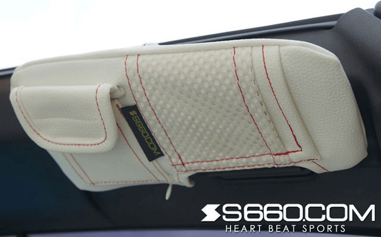 S660 Com S660 Spider サンバイザーカバー ポケット付 Jw5 S660 モタガレ