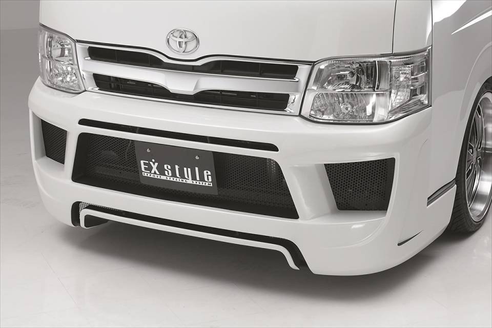 Expose Front Bumper Spoiler 0 ハイエース 3型 モタガレ