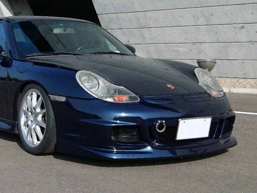 Zestyracing 996 986前期用フロントバンパースポイラー Porsche Boxster 986 モタガレ