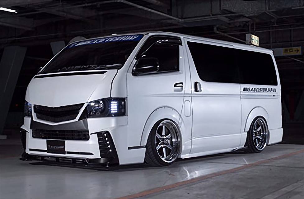 Stinger Sad Custom Japan Agent Hiace Type Iv Narrow エアロ3点キット 0 ハイエース 4 5 6型 モタガレ