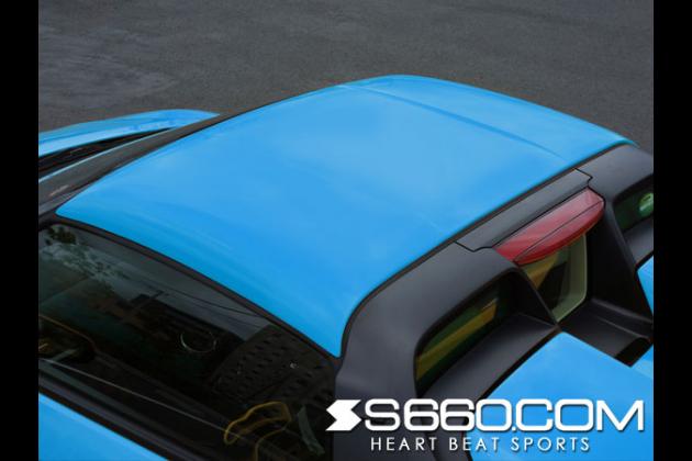 S660 Com Spider カラードハードトップ Ver F 塗装済 プレミアムビーチブルー Jw5 S660 モタガレ