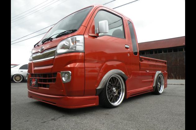 翔プロデュース Novel Hijet Truck S500系 フロントバンパー ハーフタイプ S500 510p ハイゼットトラック モタガレ