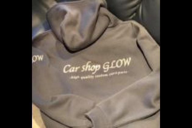 Car Shop Glow カーショップグロウ オリジナル パーカー ジップ無し 共通パーツ モタガレ