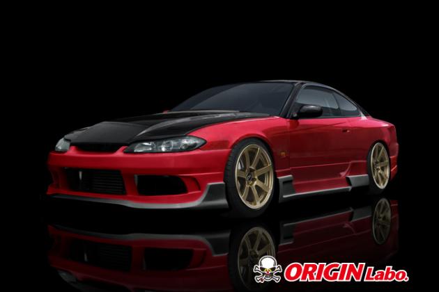 B West ビーウエスト Origin S15 シルビア レーシングライン フロントバンパー S15 シルビア モタガレ