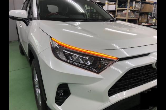 Aqua Car Security Pro Shop フロント用ledシーケンシャルウインカー For 50 Rav4 50 Rav4 モタガレ