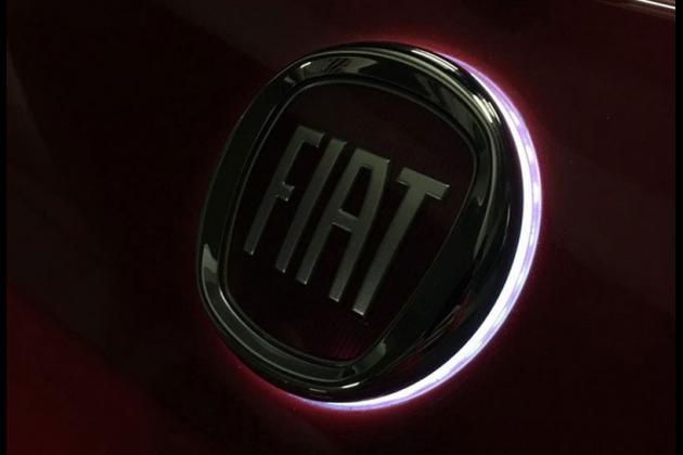 Asso International Ledエンブレム マーカー Fiat 500 リア用 Fiat 500 07 モタガレ