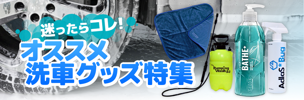 揃えて安心基本の洗車道具 これさえあれば手洗い洗車はオールok モタガレ